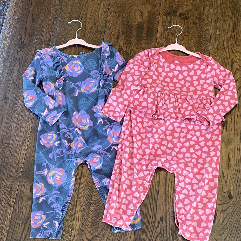 Tea Collection 18-24 Ruffle Romper Bundle